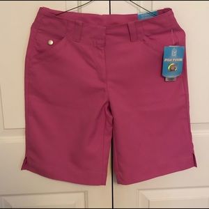 Women’s PGA Tour Golf Shorts Bermuda Length